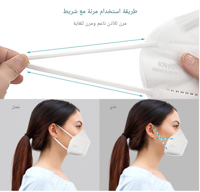 "كمامة N95 بالجملة للمستشفيات