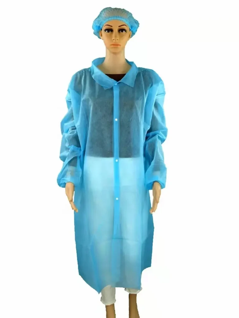 Blouse de Protection Médicale Jetable en Polypropylène 35 GSM - Résistance aux Déchirures et aux Contaminants